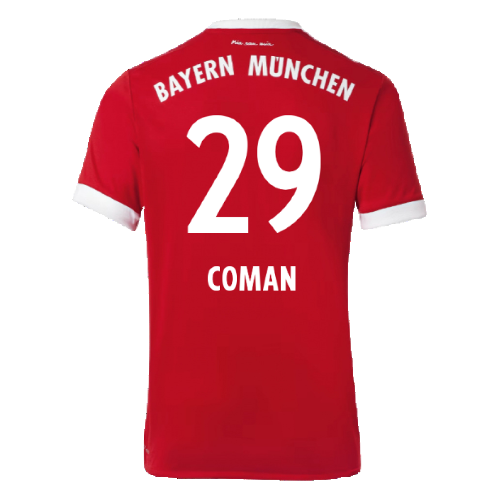 Bayern Munich 2017-18 Home Shirt (Excellent) (Coman 29)