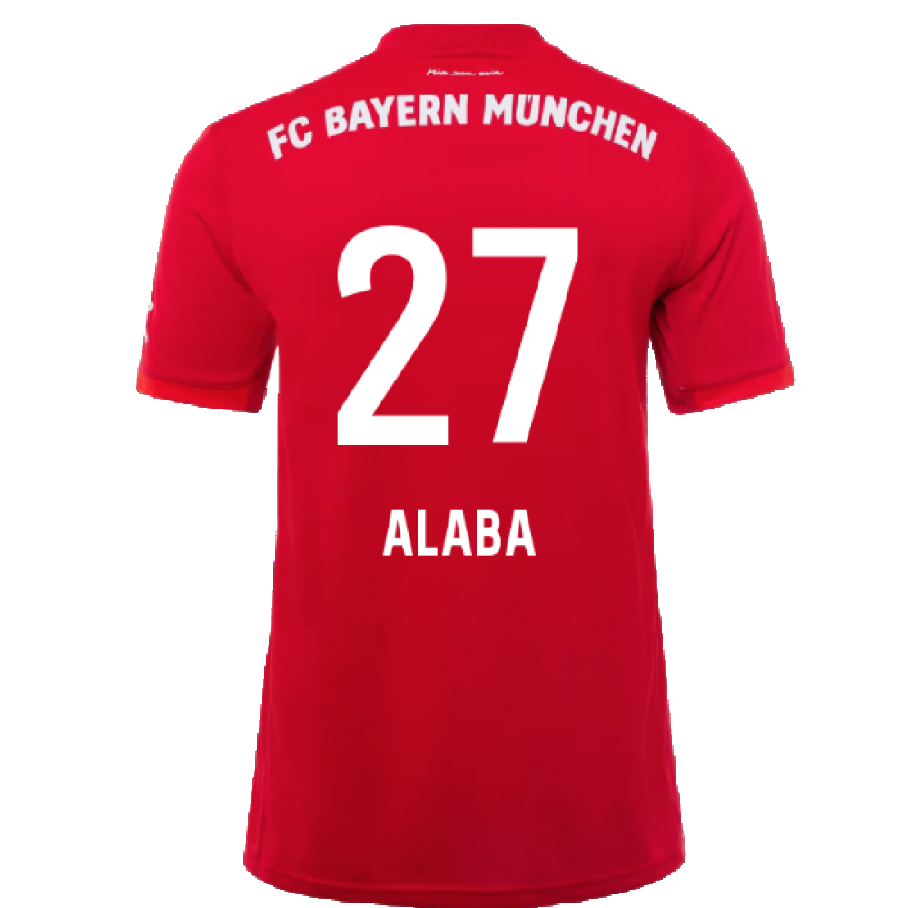 Bayern Munich 2019-20 Home Shirt (Mint) (ALABA 27)