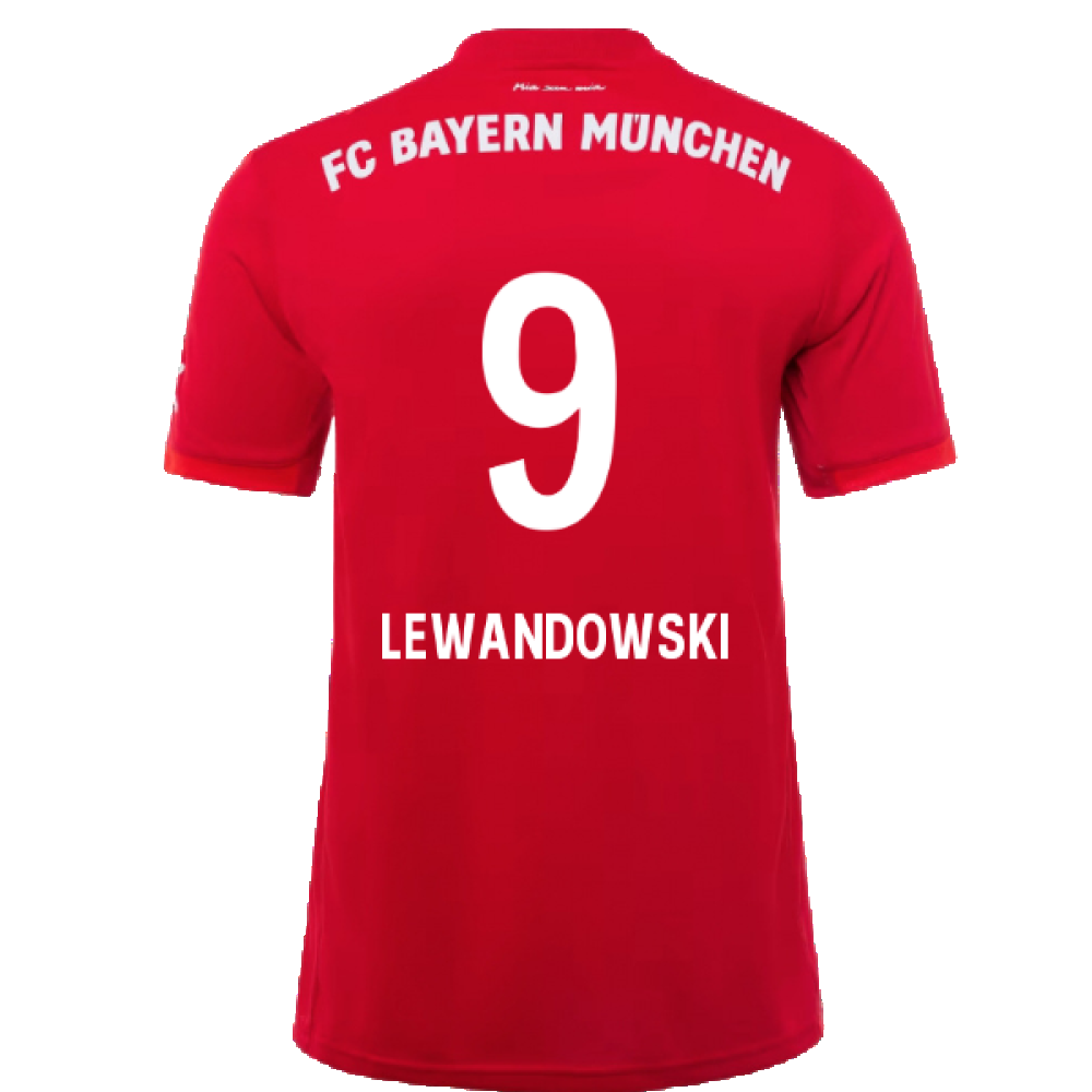 Bayern Munich 2019-20 Home Shirt (Mint) (LEWANDOWSKI 9)