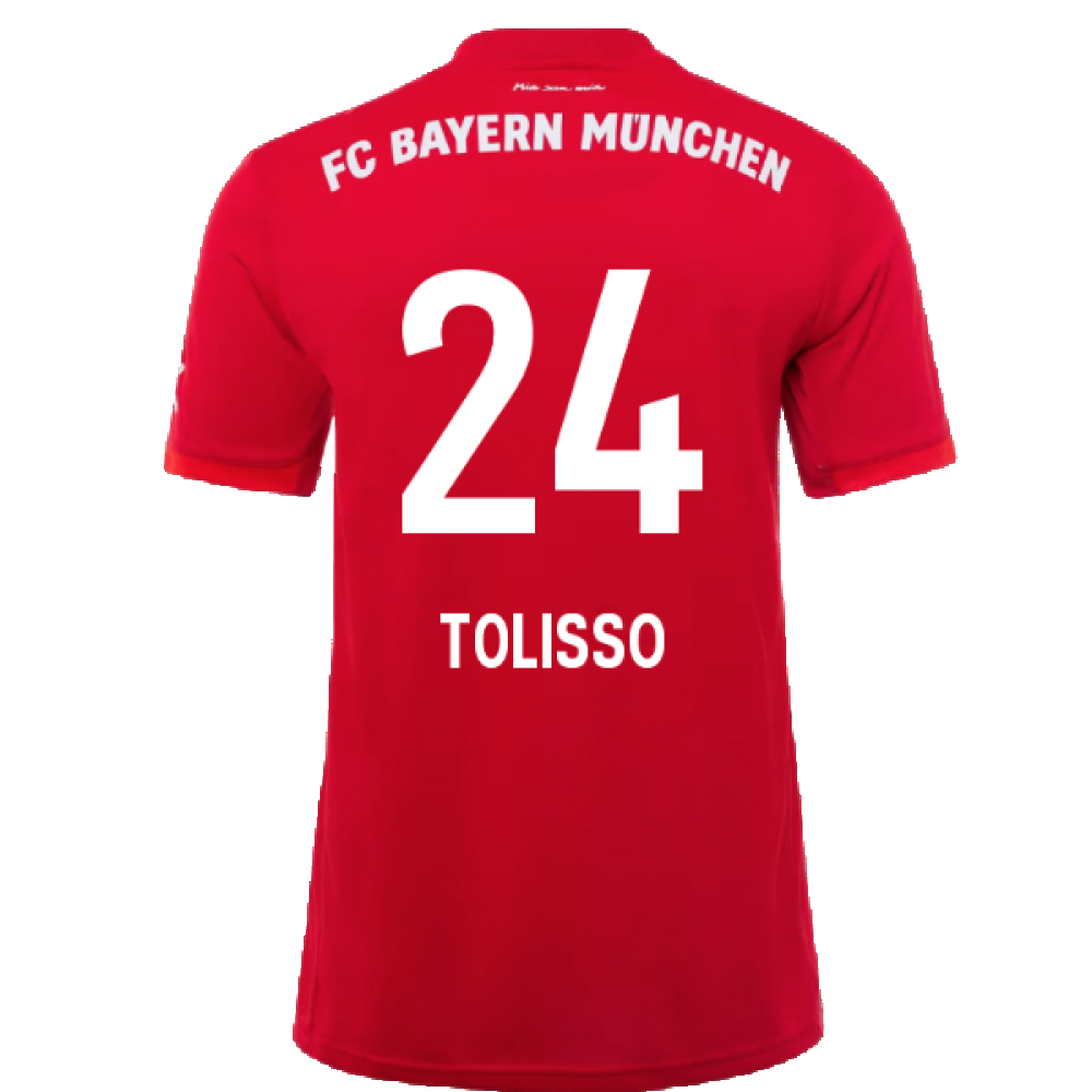 Bayern Munich 2019-20 Home Shirt (Mint) (TOLISSO 24)