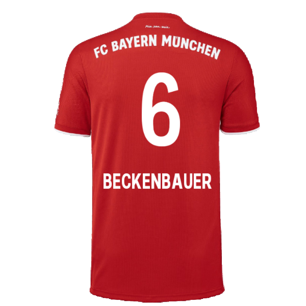 Bayern Munich 2020-21 Home Shirt (L) (Mint) (BECKENBAUER 6)