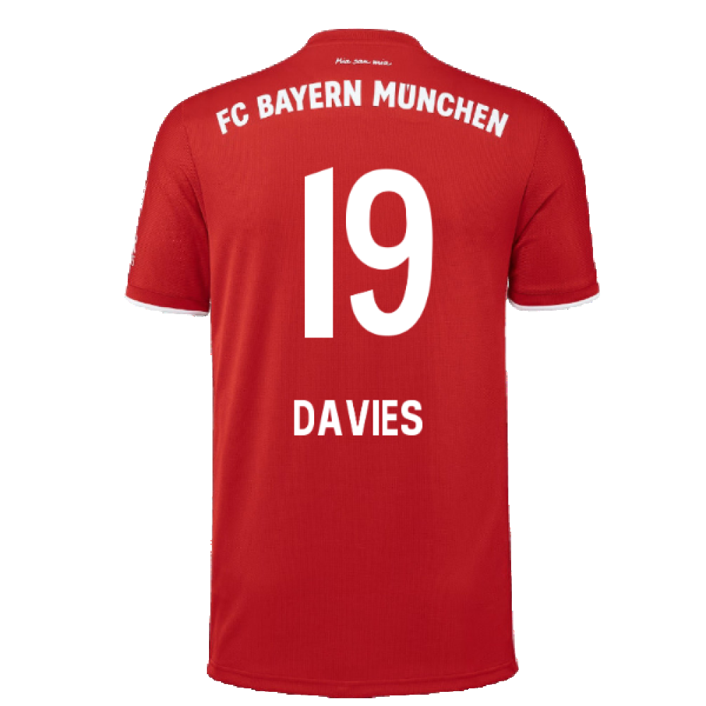 Bayern Munich 2020-21 Home Shirt (L) (Mint) (DAVIES 19)