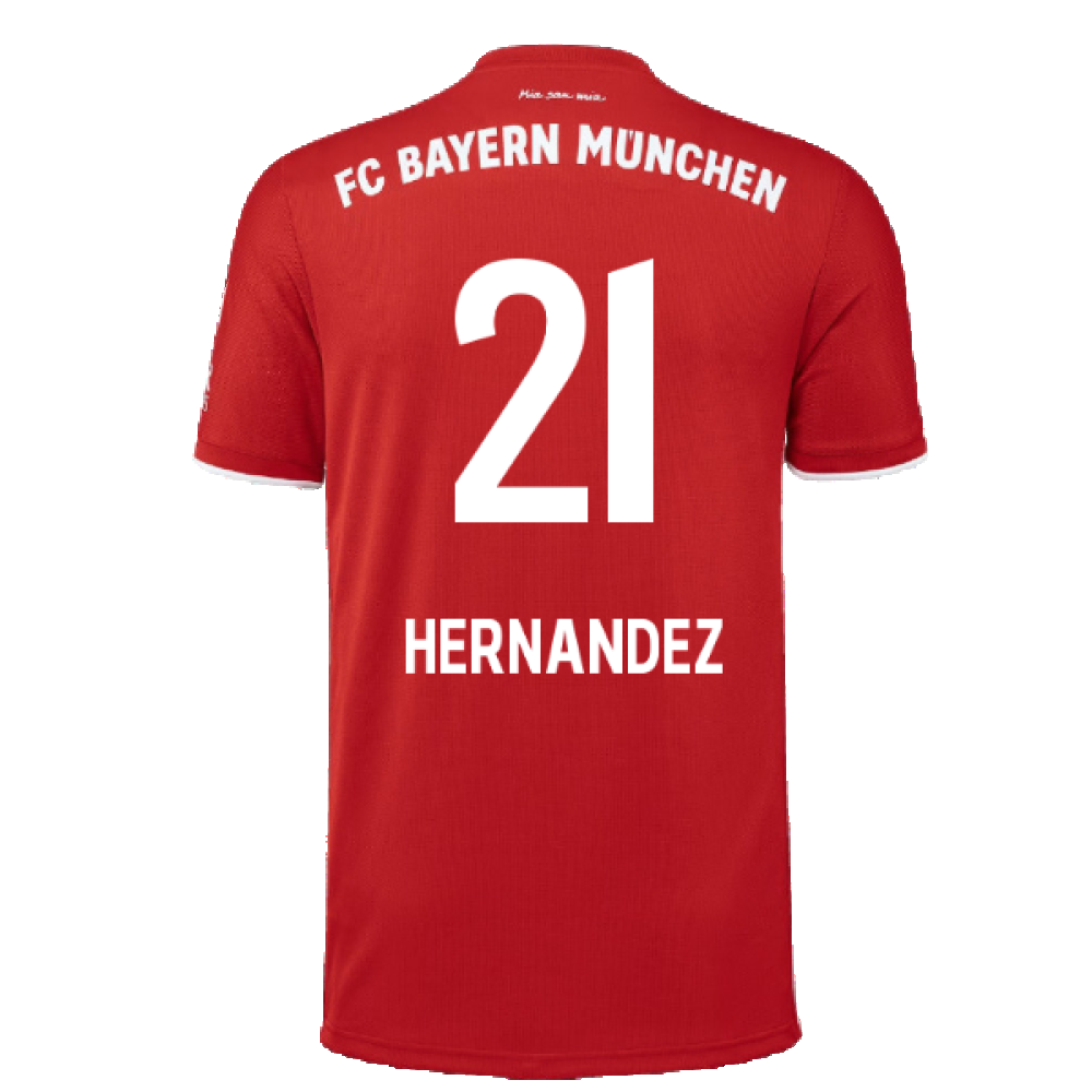 Bayern Munich 2020-21 Home Shirt (L) (Mint) (HERNANDEZ 21)