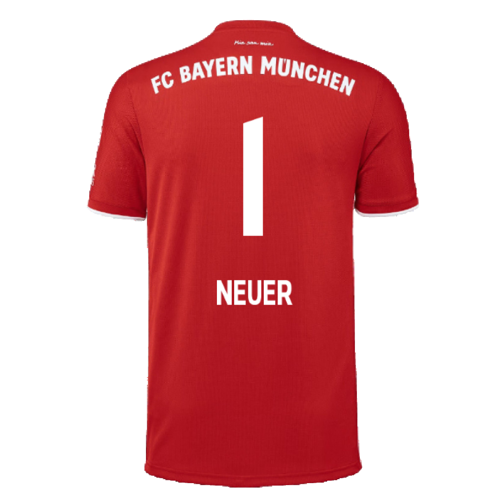 Bayern Munich 2020-21 Home Shirt (L) (Mint) (NEUER 1)