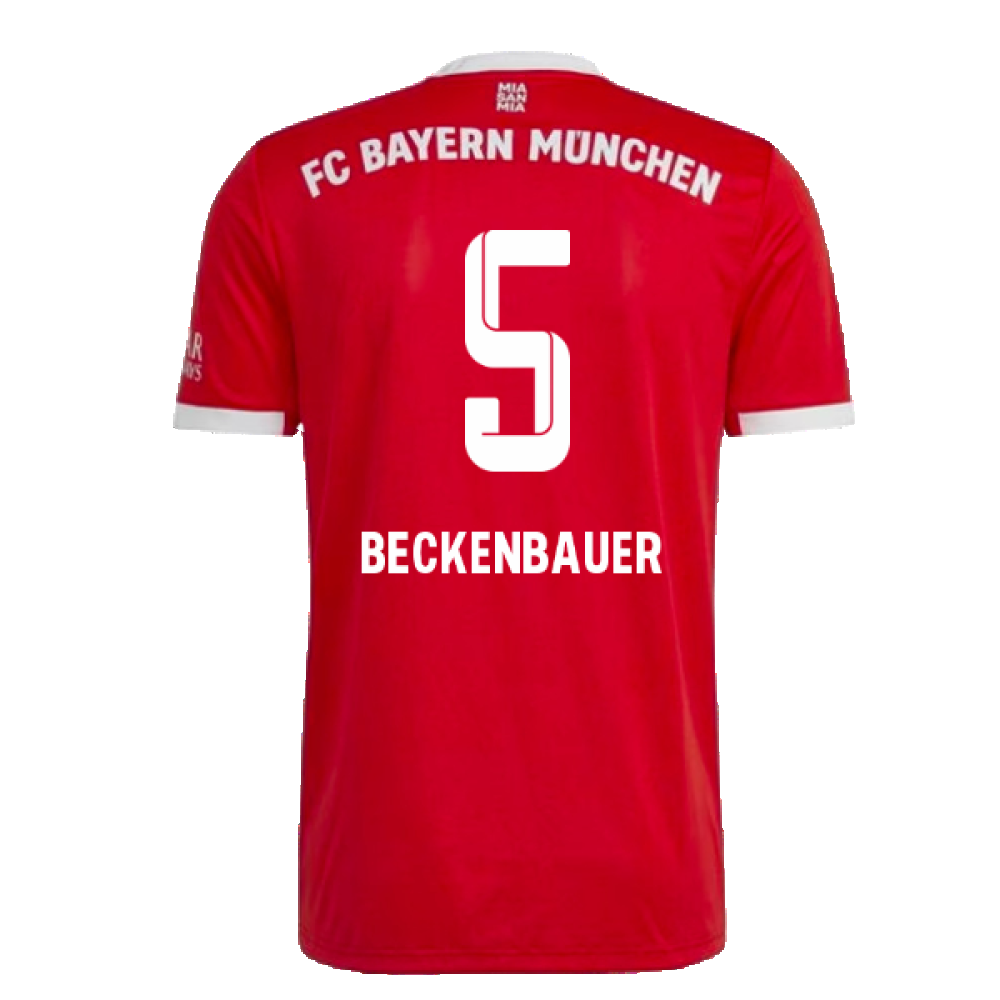 Bayern Munich 2022-23 Home Shirt (M) (BECKENBAUER 5) (Excellent)