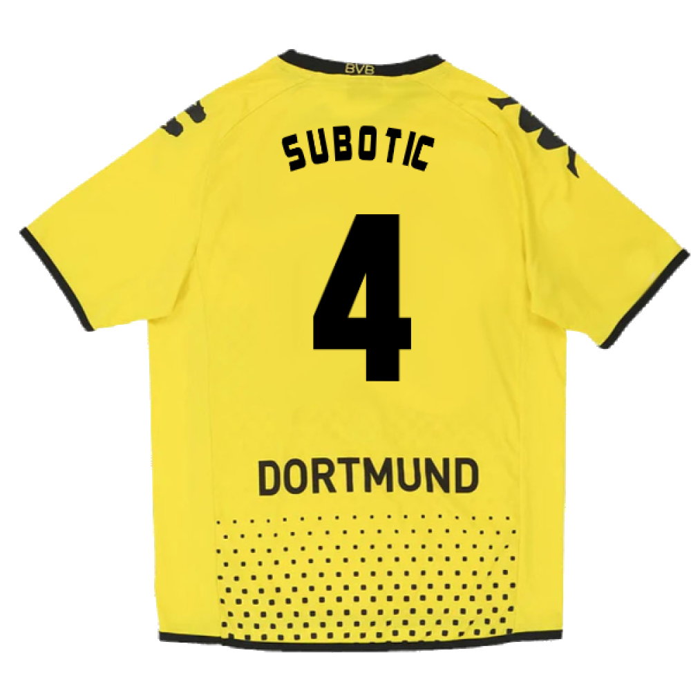 Borussia Dortmund 2011-12 Home Shirt (L) (Very Good) (Subotic 4)