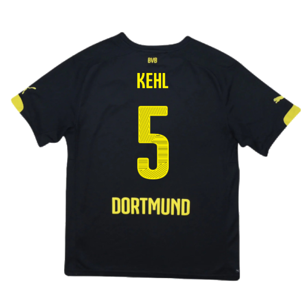 Borussia Dortmund 2014-16 Away Shirt (M) (Very Good) (Kehl 5)