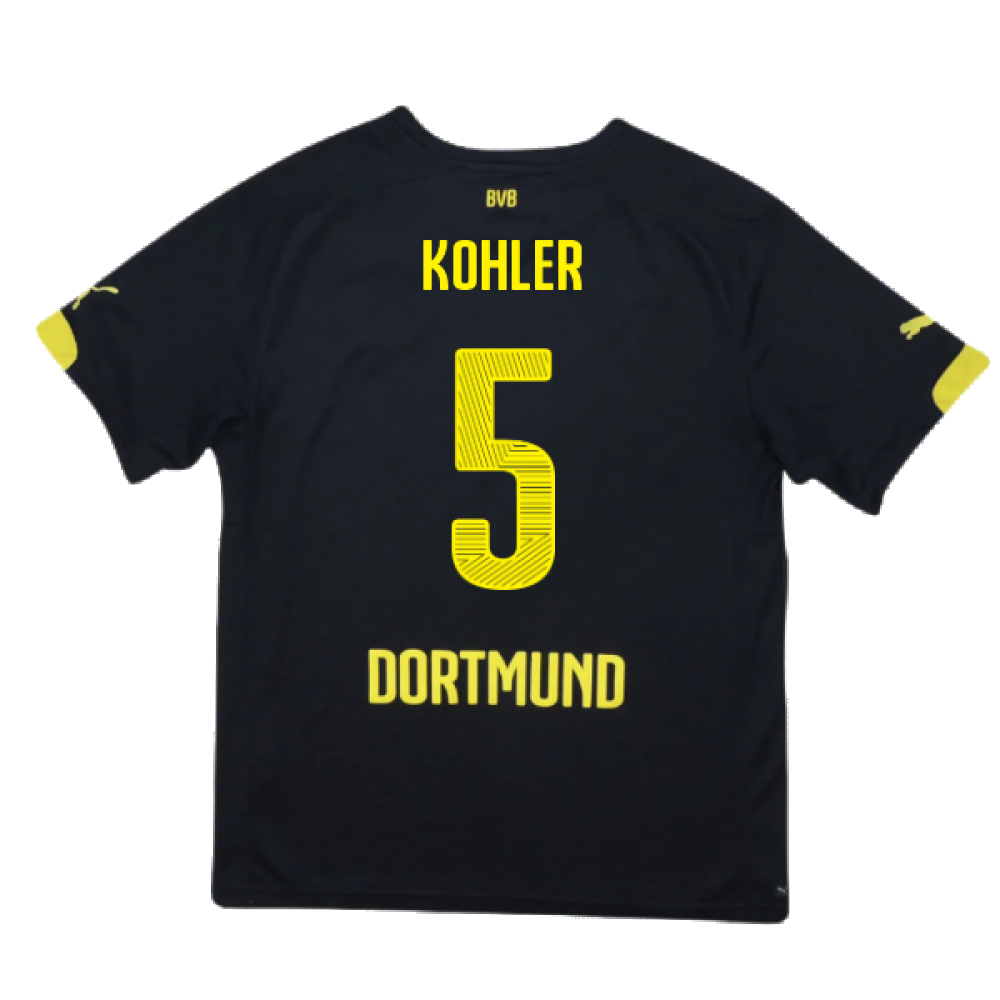 Borussia Dortmund 2014-16 Away Shirt (M) (Very Good) (Kohler 5)