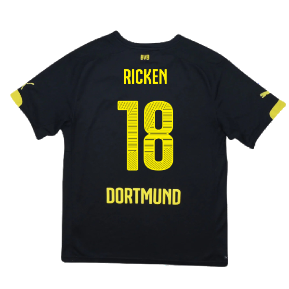 Borussia Dortmund 2014-16 Away Shirt (M) (Very Good) (Ricken 18)