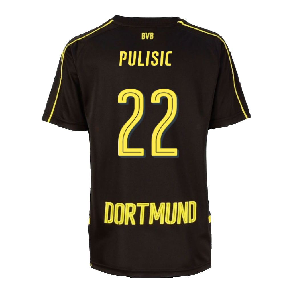 Borussia Dortmund 2016-17 Away Shirt (M) (Excellent) (Pulisic 22)