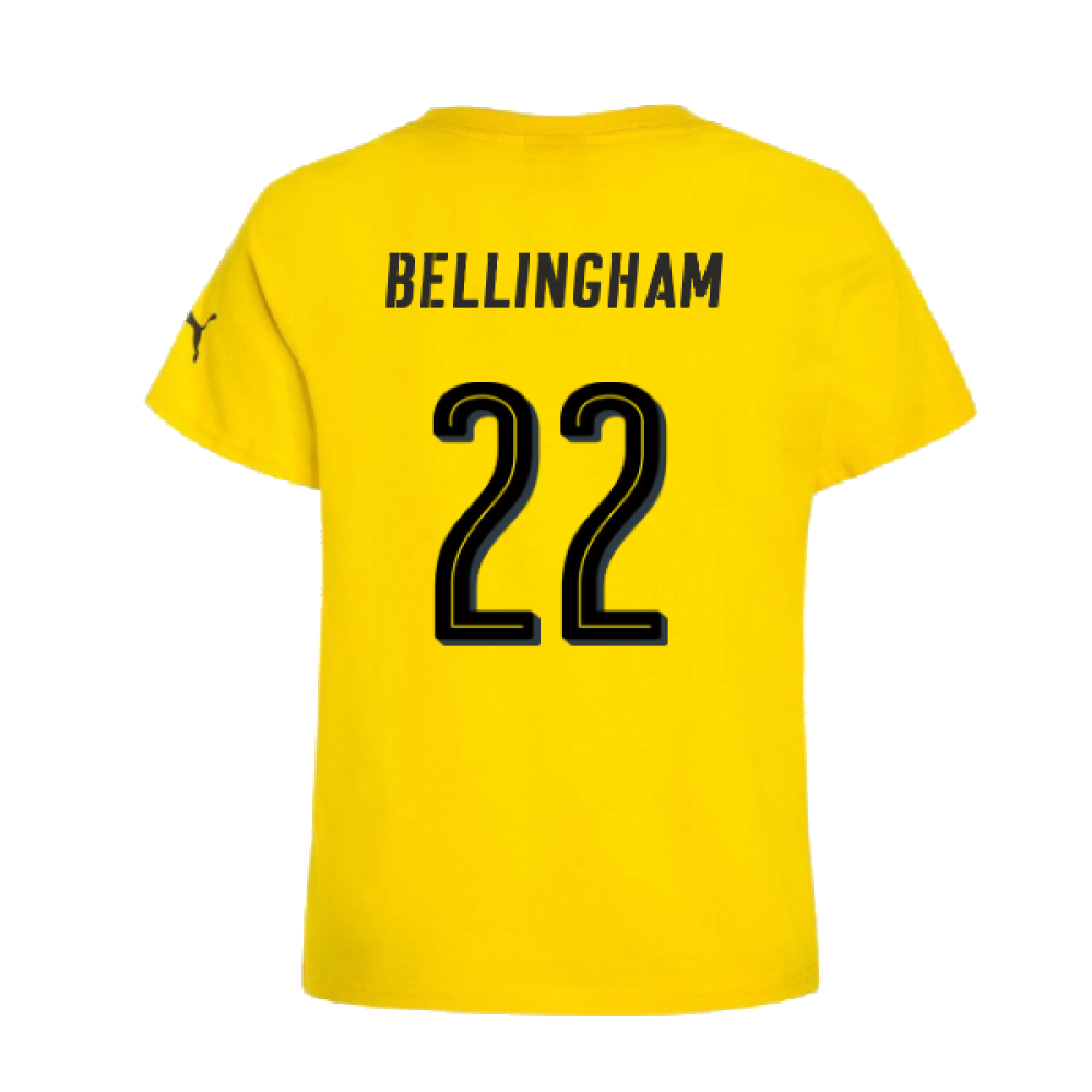 Borussia Dortmund 2016-17 Puma German Cup T Shirt (L) (Bellingham 22) (BNWT)