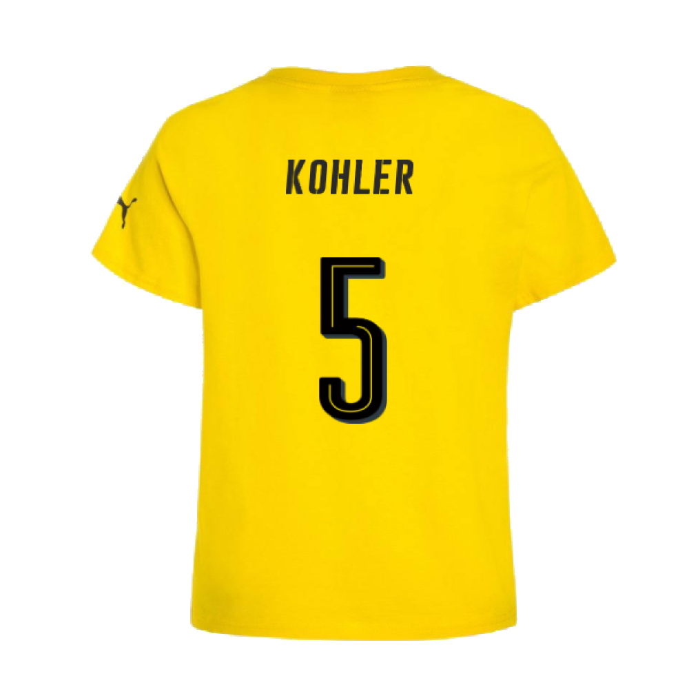 Borussia Dortmund 2016-17 Puma German Cup T Shirt (L) (Kohler 5) (BNWT)