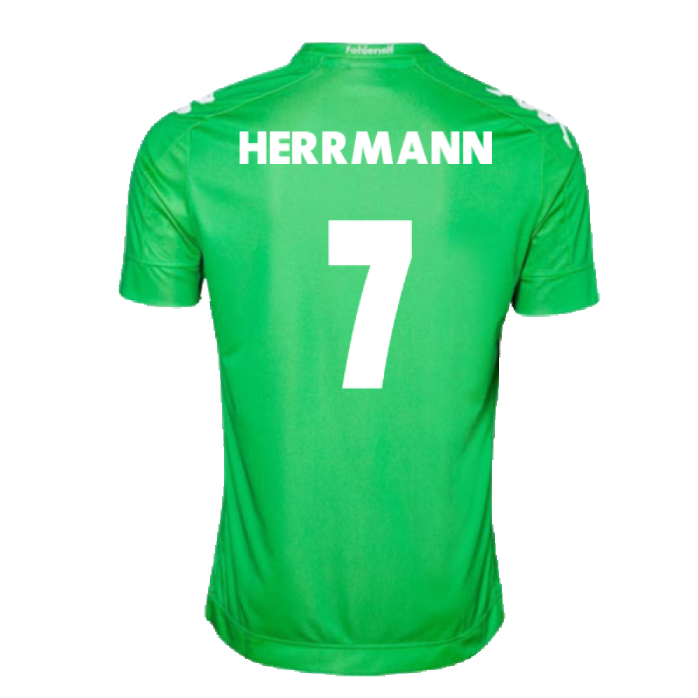 Borussia Monchengladbach 2017-18 Away Shirt (Mint) (Herrmann 7)