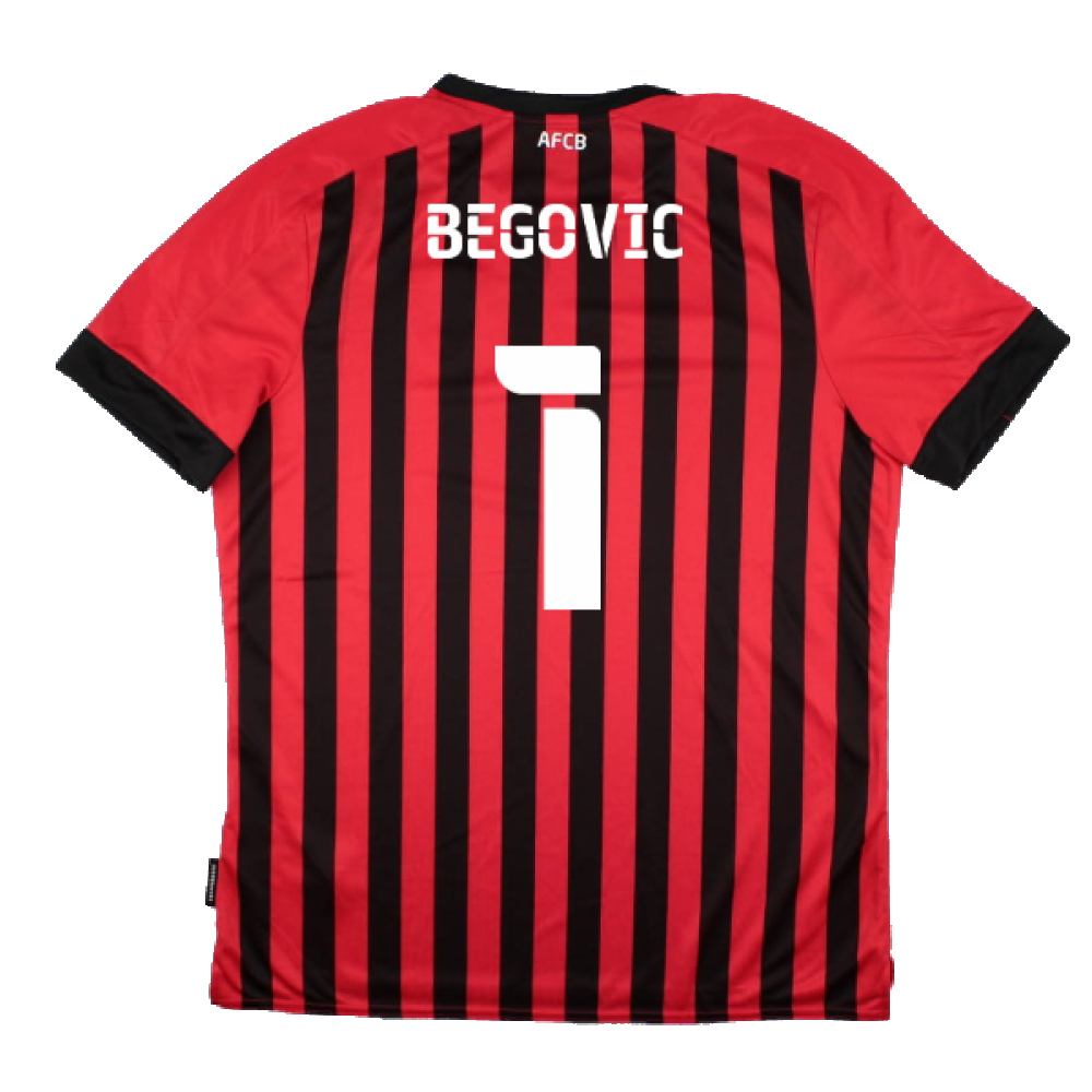 Bourenmouth 2021-22 Home Shirt (Sponsorless) (XL) (Excellent) (Begovic 1)