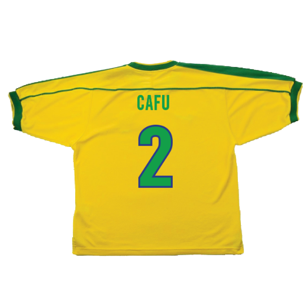 Brazil 1998-00 Home Shirt (Excellent) (Cafu 2)