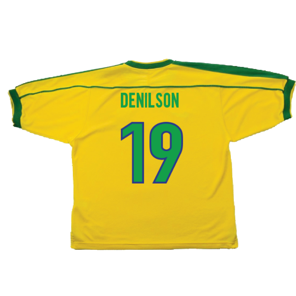 Brazil 1998-00 Home Shirt (Excellent) (Denilson 19)