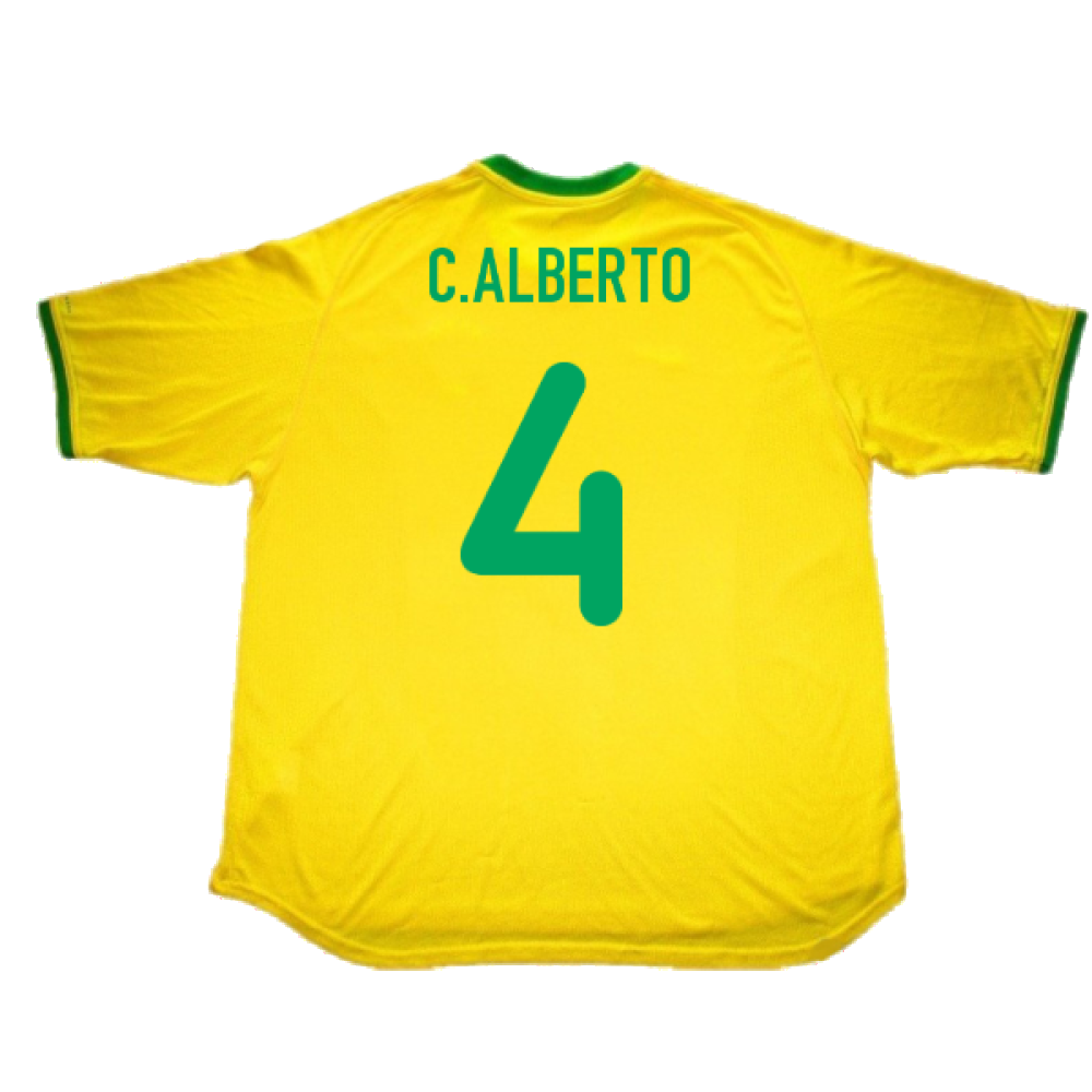 Brazil 2000-02 Home Shirt (L) (Excellent) (C.Alberto 4)