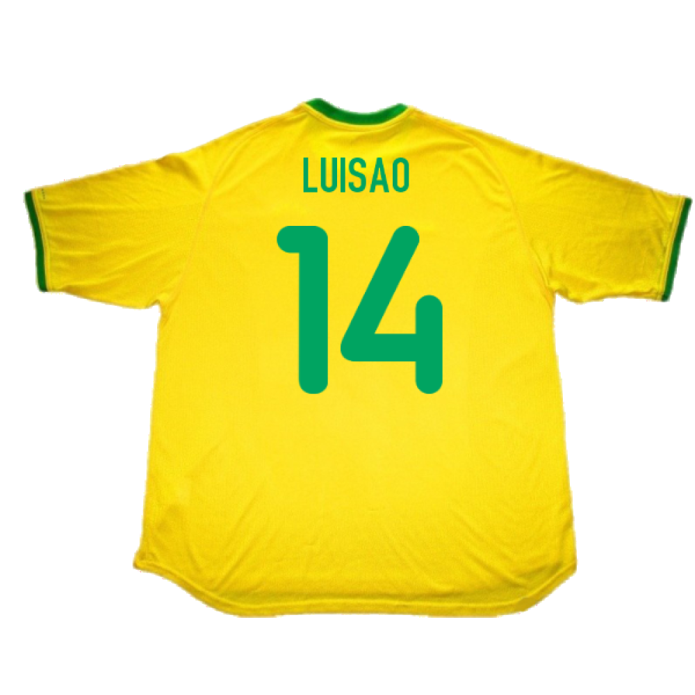 Brazil 2000-02 Home Shirt (L) (Excellent) (Luisao 14)