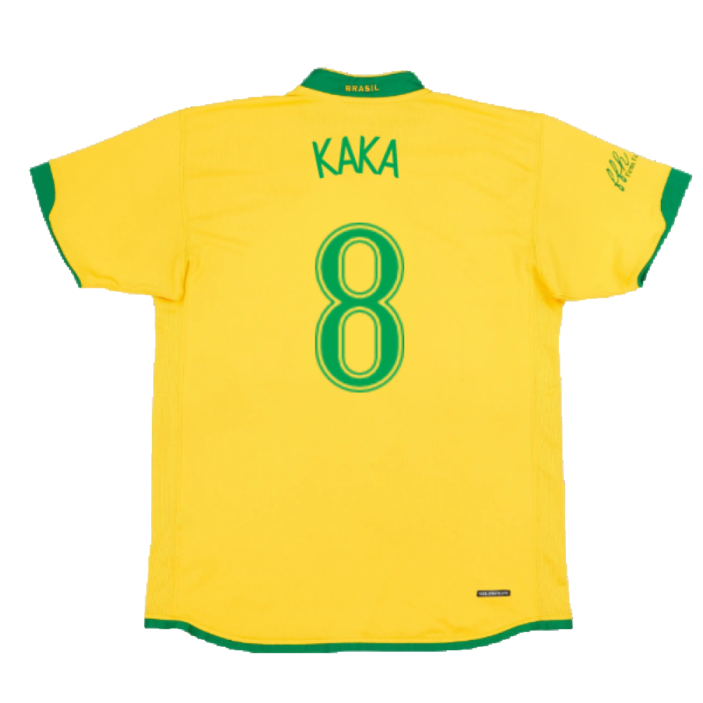 Brazil 2006-2008 Home Shirt (XXL) (Good) (Kaka 8)