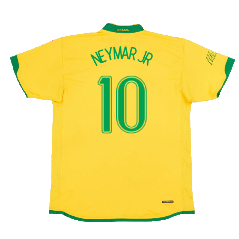 Brazil 2006-2008 Home Shirt (XXL) (Good) (NEYMAR JR 10)