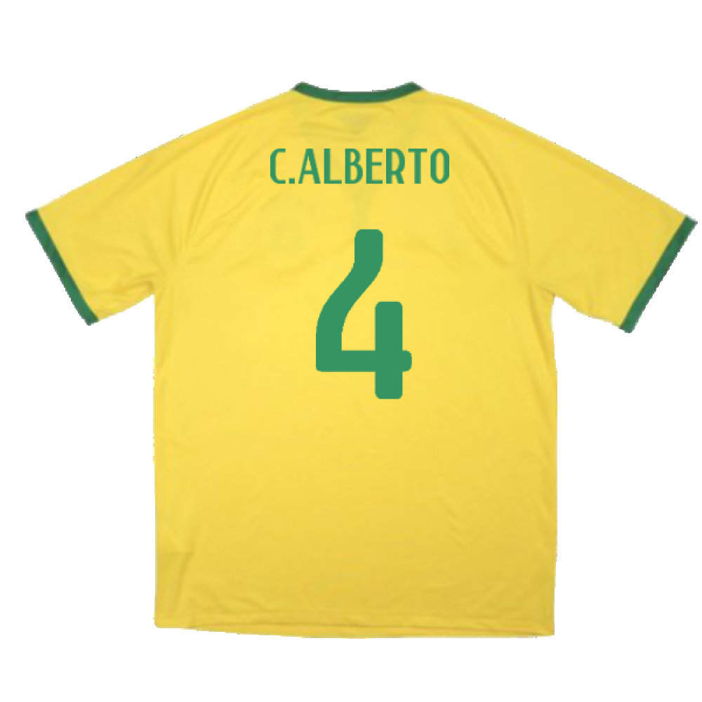 Brazil 2014-15 Home Shirt (Excellent) (C.Alberto 4)