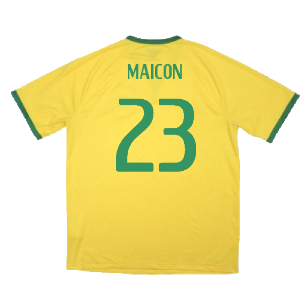 Brazil 2014-15 Home Shirt (Excellent) (Maicon 23)