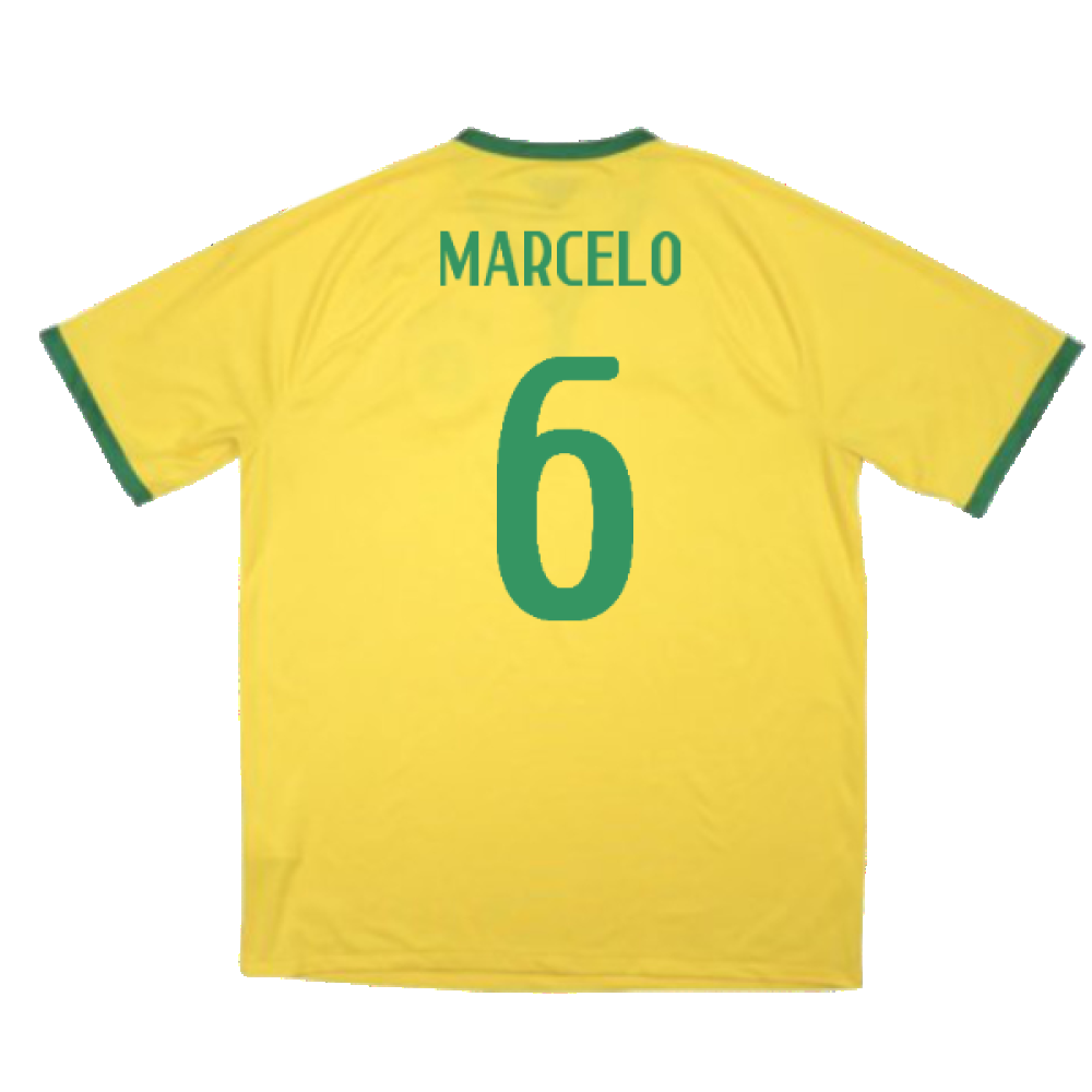 Brazil 2014-15 Home Shirt (Excellent) (Marcelo 6)