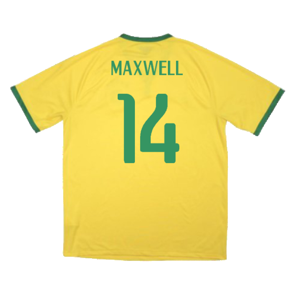 Brazil 2014-15 Home Shirt (Excellent) (Maxwell 14)