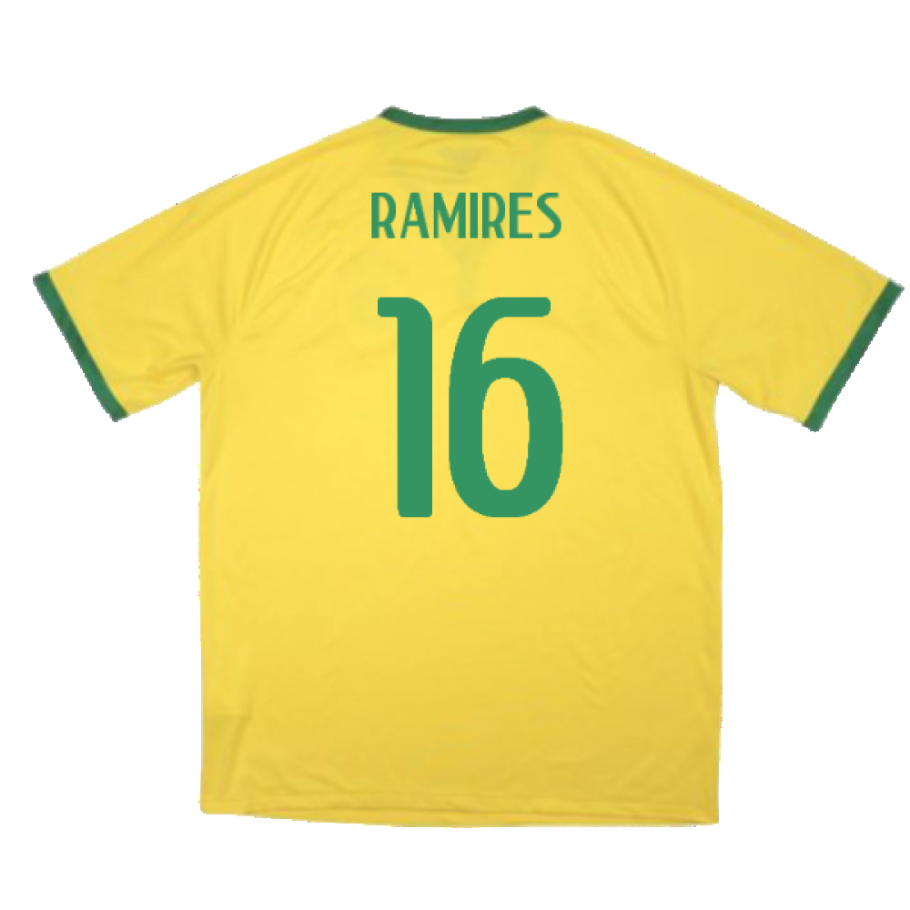 Brazil 2014-15 Home Shirt (Excellent) (Ramires 16)