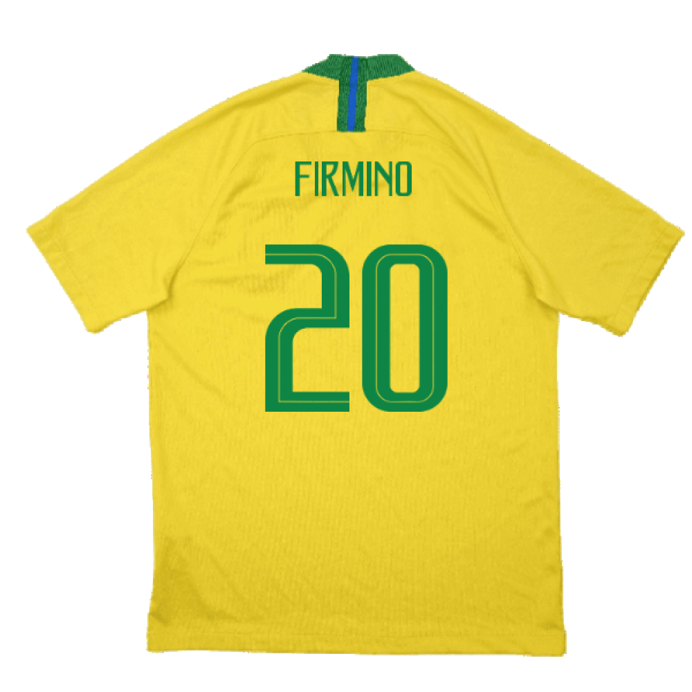 Brazil 2018-19 Home Shirt (M) (Excellent) (Firmino 20)