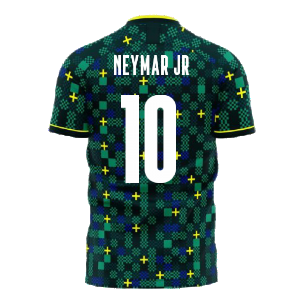 Brazil 2024-2025 Third Concept Football Kit (Libero) (NEYMAR JR 10)