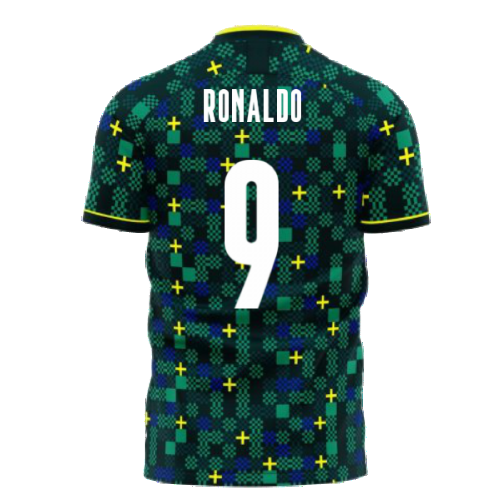 Brazil 2024-2025 Third Concept Football Kit (Libero) (RONALDO 9)