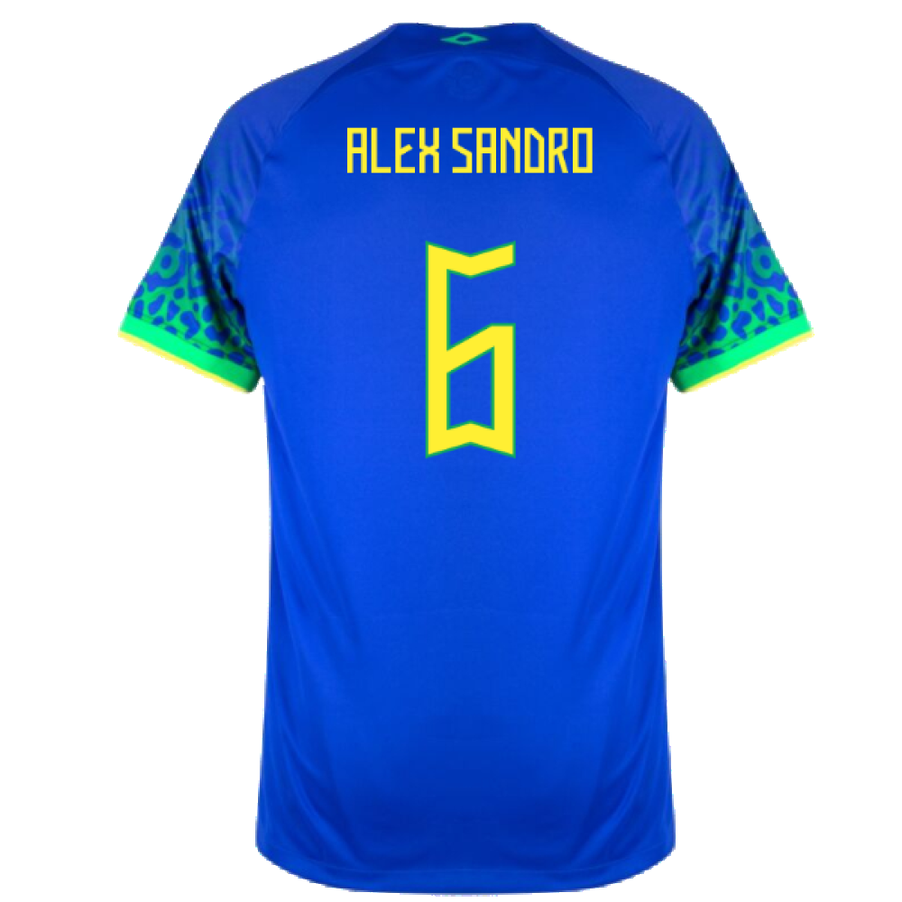 Brazil 2022-23 Away Shirt (XSB) (Mint) (Alex Sandro 6)