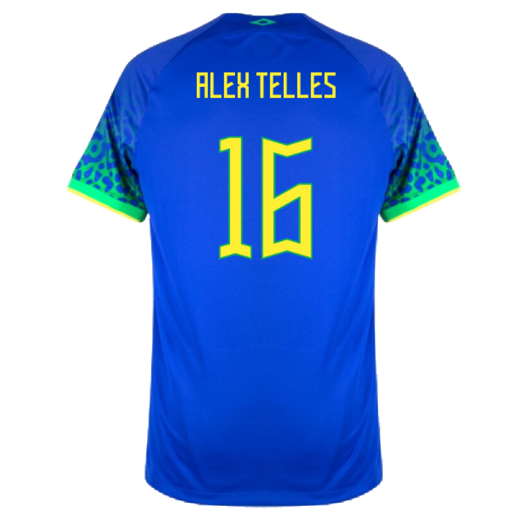 Brazil 2022-23 Away Shirt (XSB) (Mint) (Alex Telles 16)