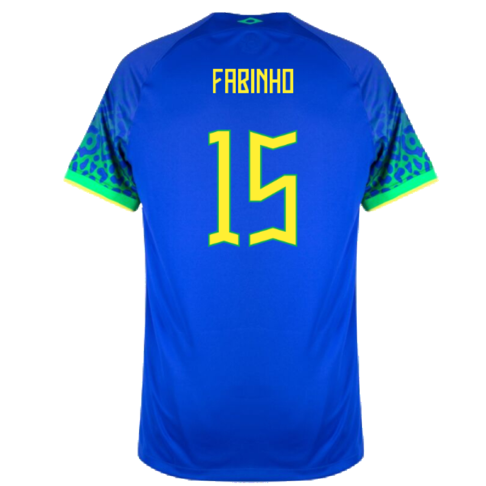 Brazil 2022-23 Away Shirt (XSB) (Mint) (Fabinho 15)