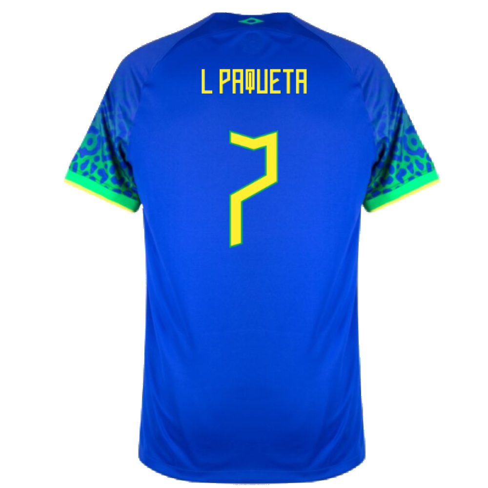 Brazil 2022-23 Away Shirt (XSB) (Mint) (L Paqueta 7)