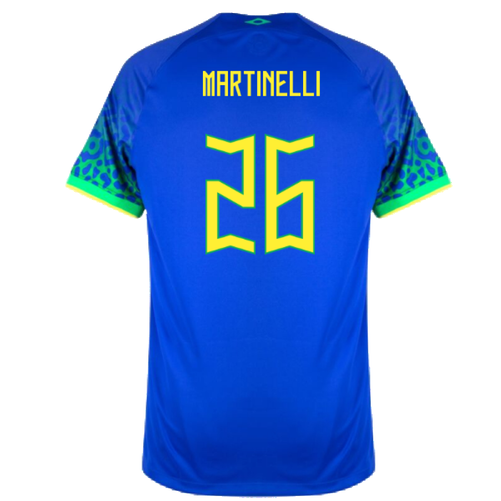 Brazil 2022-23 Away Shirt (XSB) (Mint) (Martinelli 26)