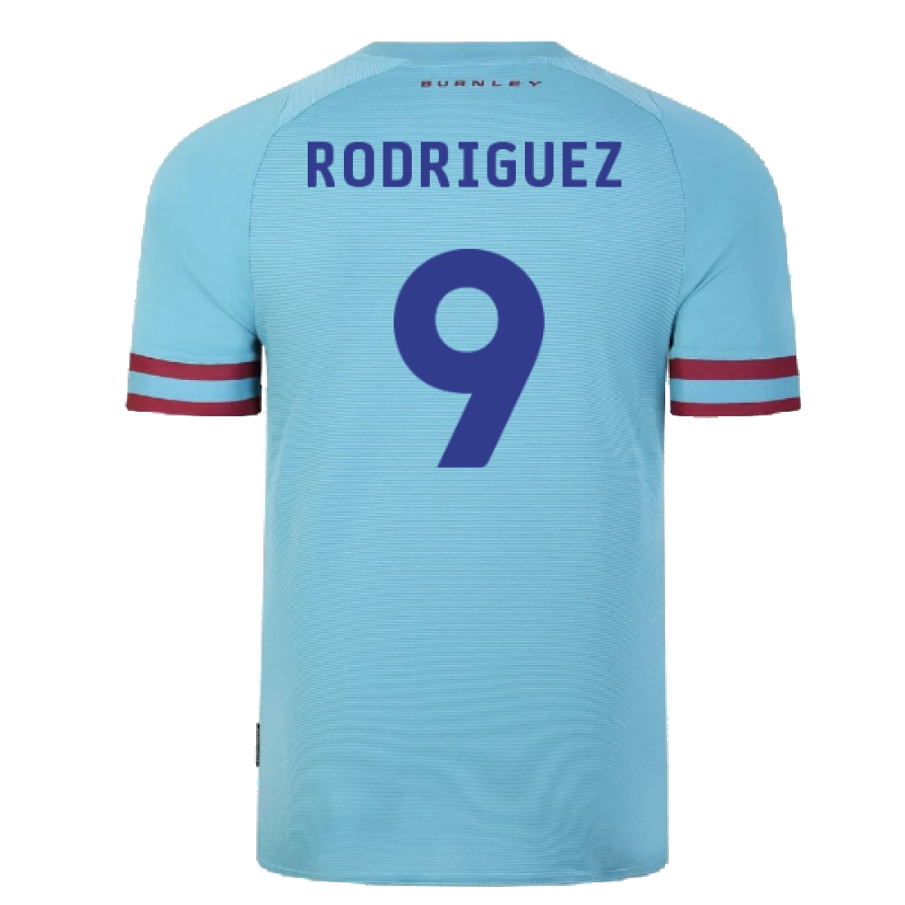 Burnley 2022-23 Away Shirt (Sponsorless) (M) (Mint) (RODRIGUEZ 9)