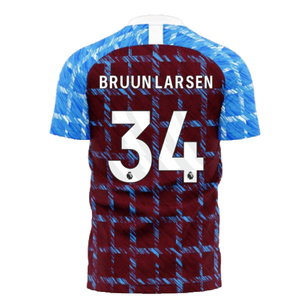 Burnley 2024-2025 Home Concept Football Kit (Libero) (Bruun Larsen 34)