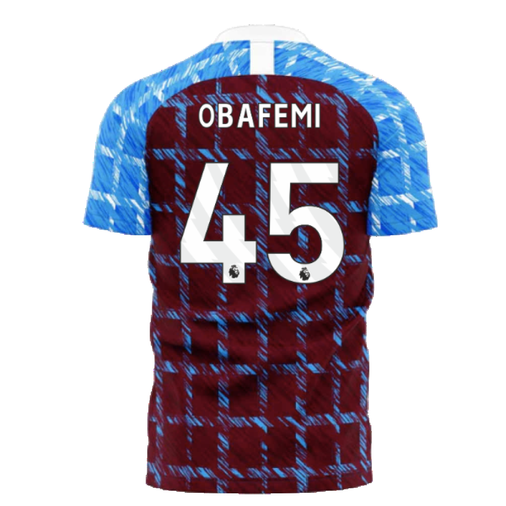 Burnley 2024-2025 Home Concept Football Kit (Libero) (OBAFEMI 45)