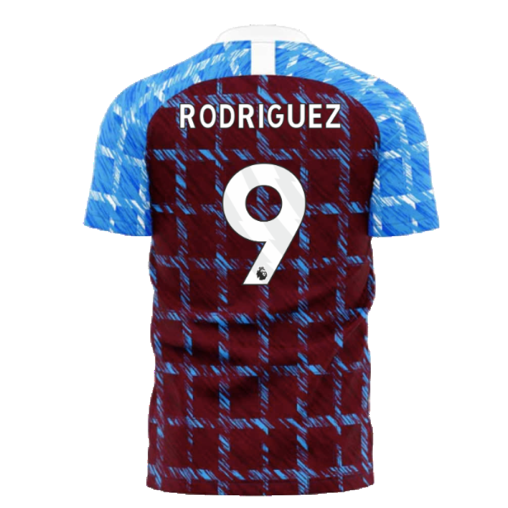 Burnley 2024-2025 Home Concept Football Kit (Libero) (RODRIGUEZ 9)