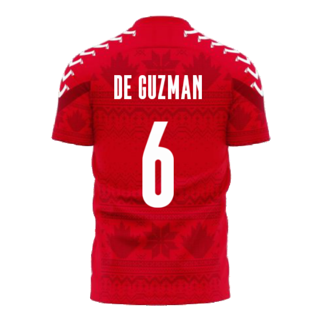  Canada 2024-2025 Home Concept Football Kit (Viper) (De Guzman 6)