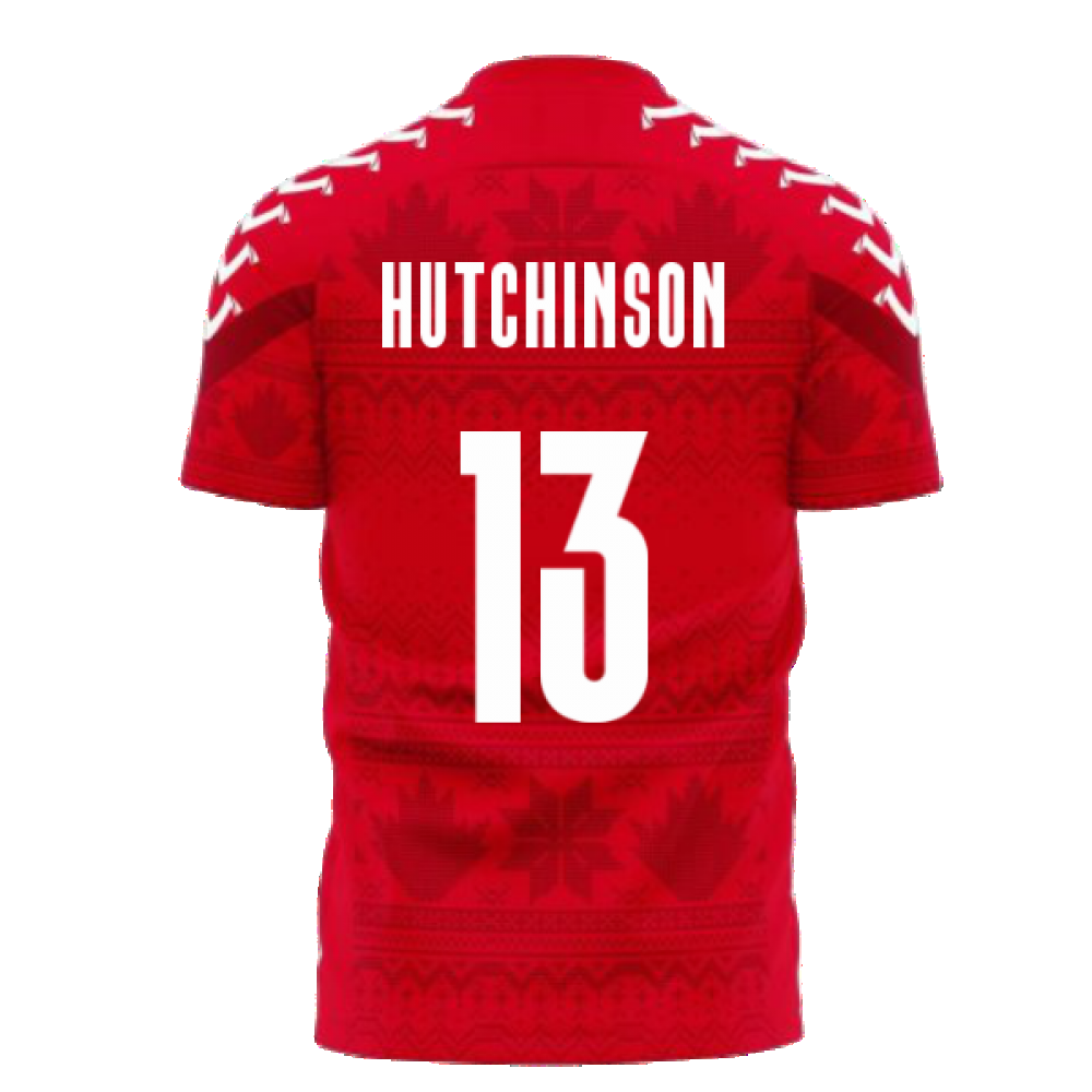  Canada 2024-2025 Home Concept Football Kit (Viper) (Hutchinson 13)