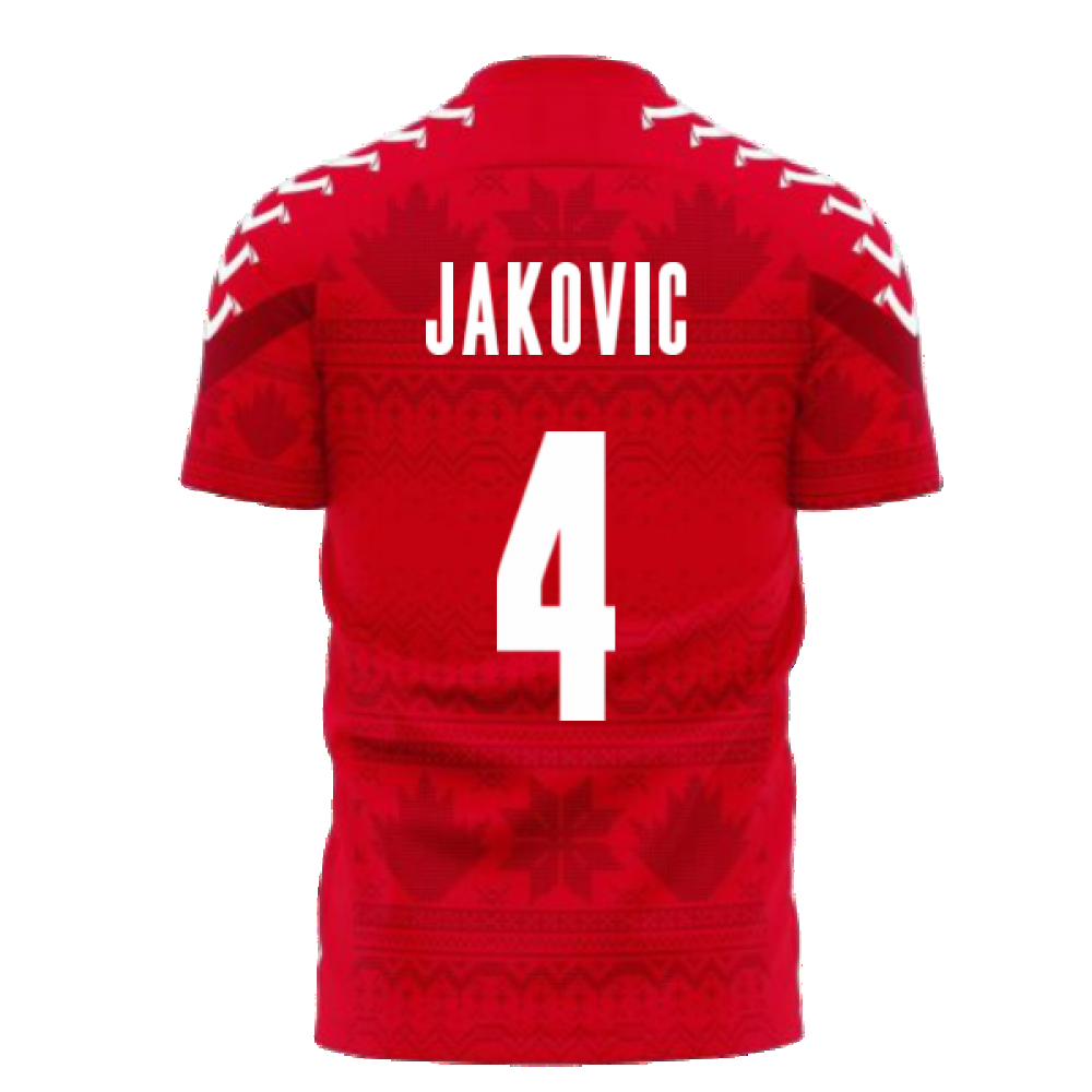  Canada 2024-2025 Home Concept Football Kit (Viper) (Jakovic 4)