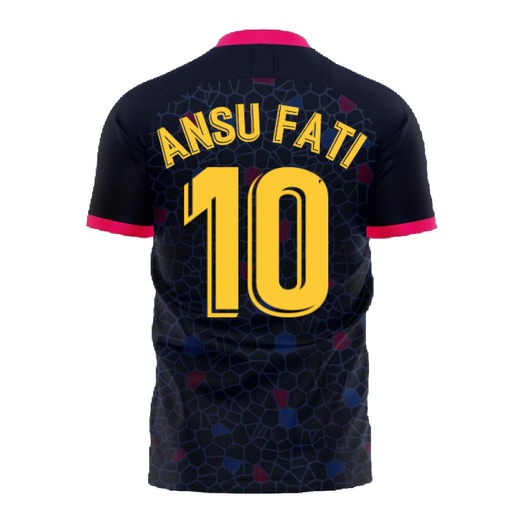 Catalonia 2024-2025 Away Concept Football Kit (Libero) (ANSU FATI 10)