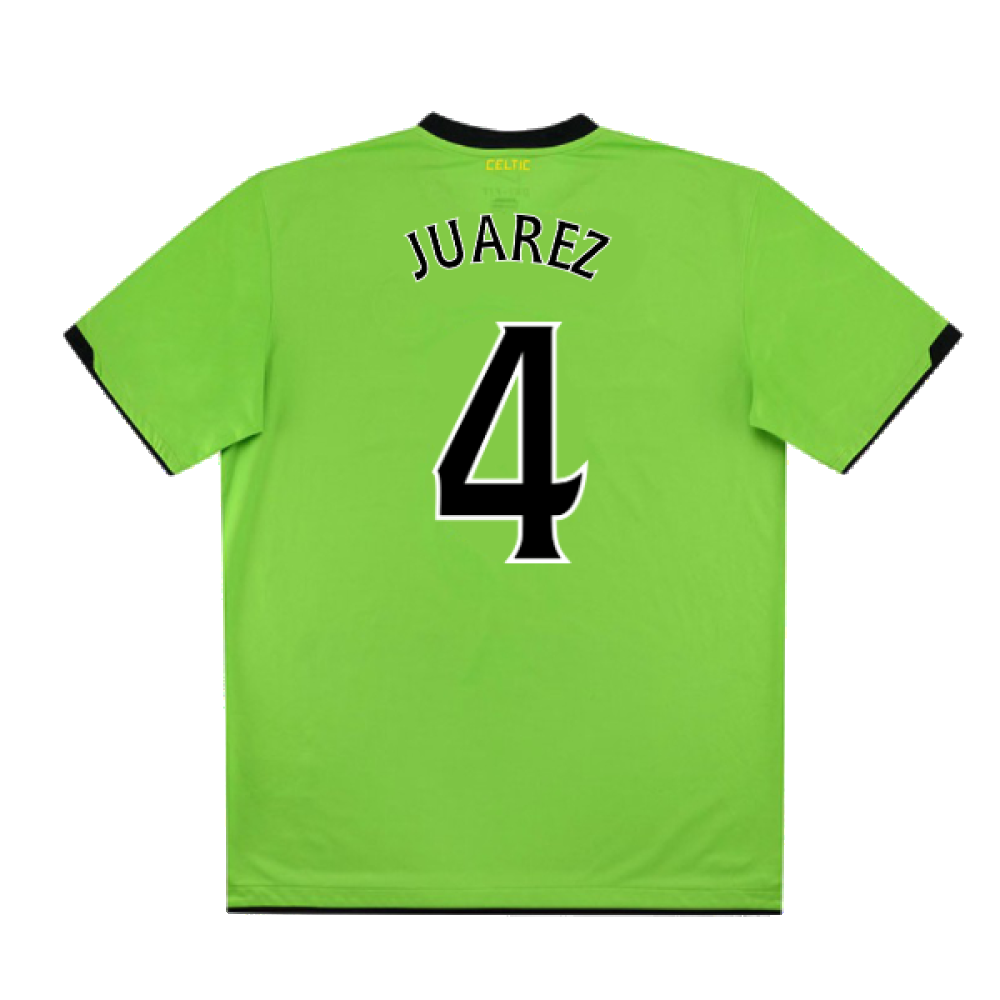Celtic 2010-11 Away Shirt (XL) (Mint) (Juarez 4)