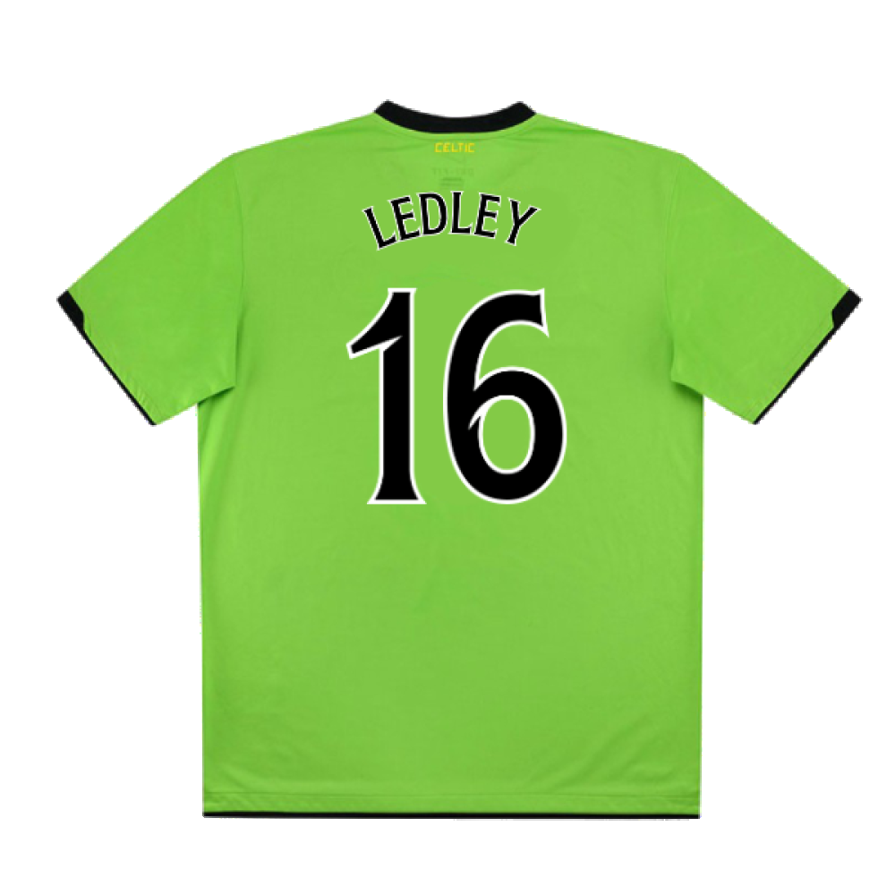 Celtic 2010-11 Away Shirt (XL) (Mint) (Ledley 16)