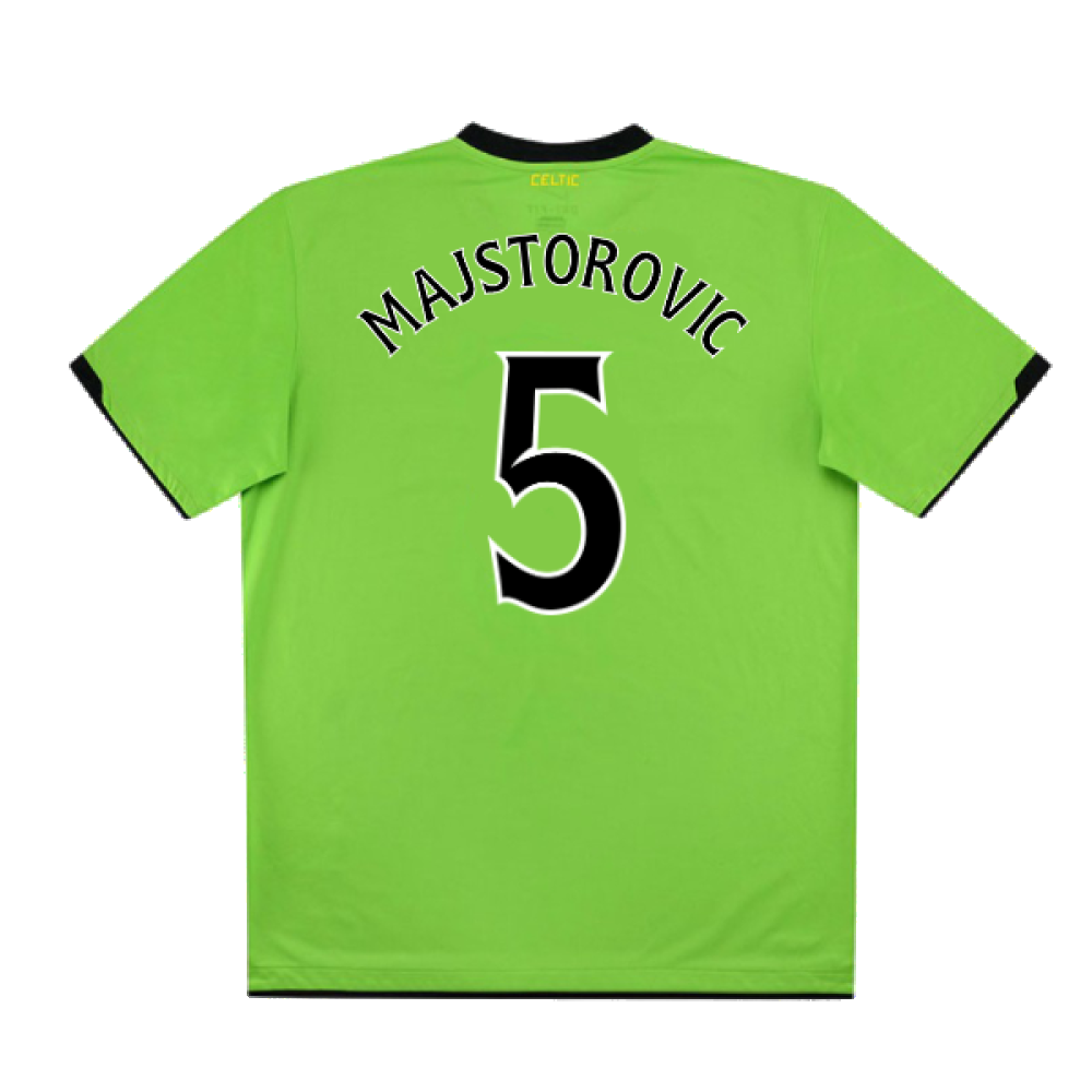 Celtic 2010-11 Away Shirt (XL) (Mint) (Majstorovic 5)
