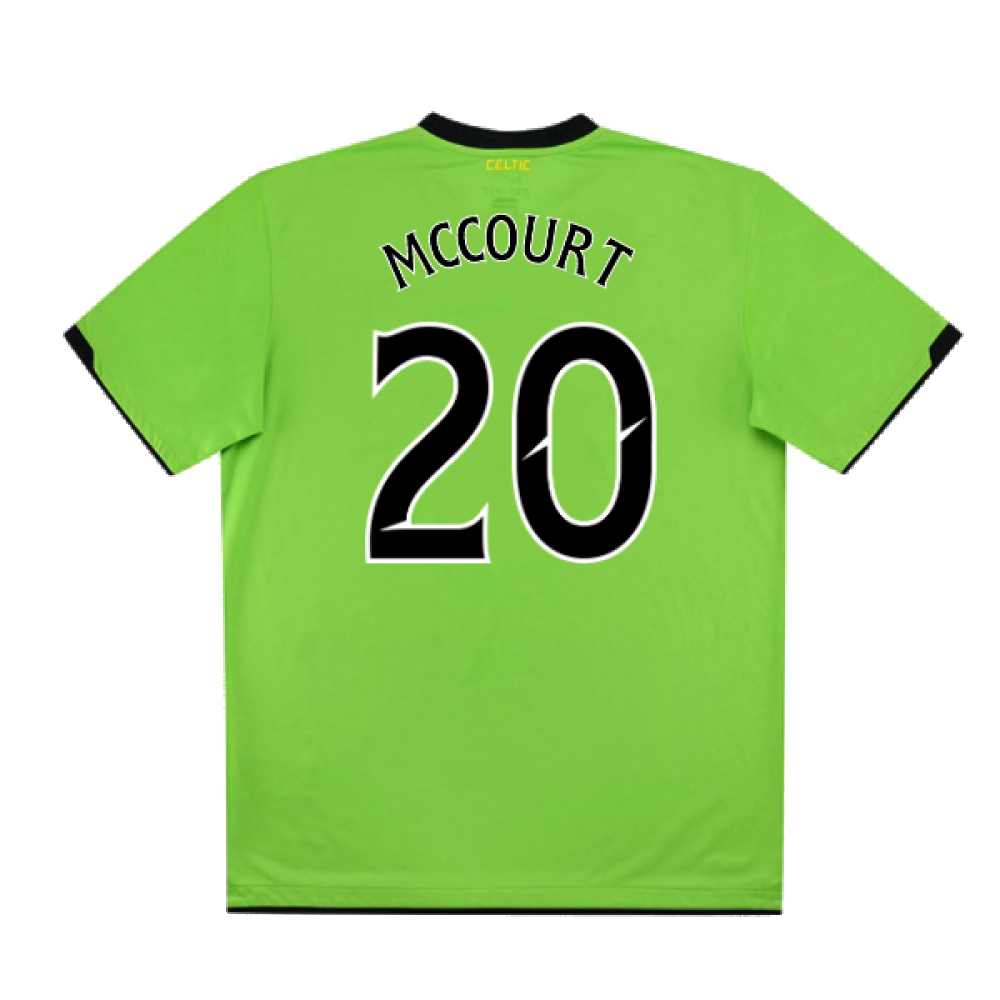 Celtic 2010-11 Away Shirt (XL) (Mint) (McCourt 20)
