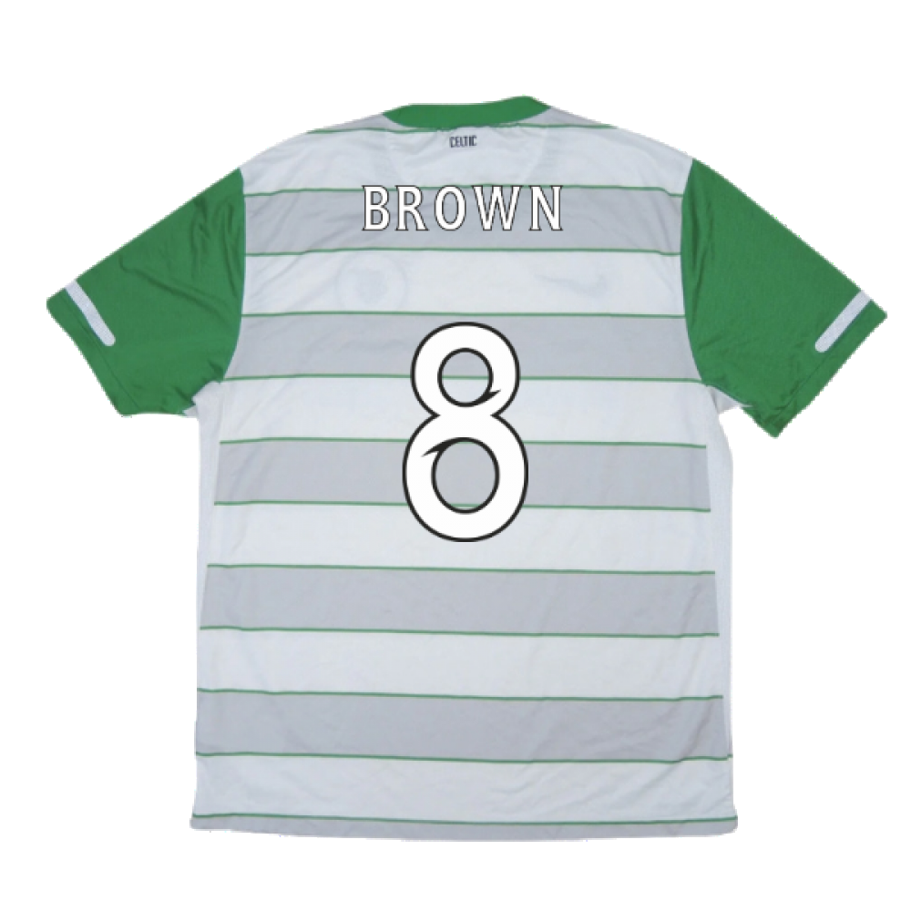 Celtic 2011-12 Away Shirt ((Excellent) L) (Brown 8)